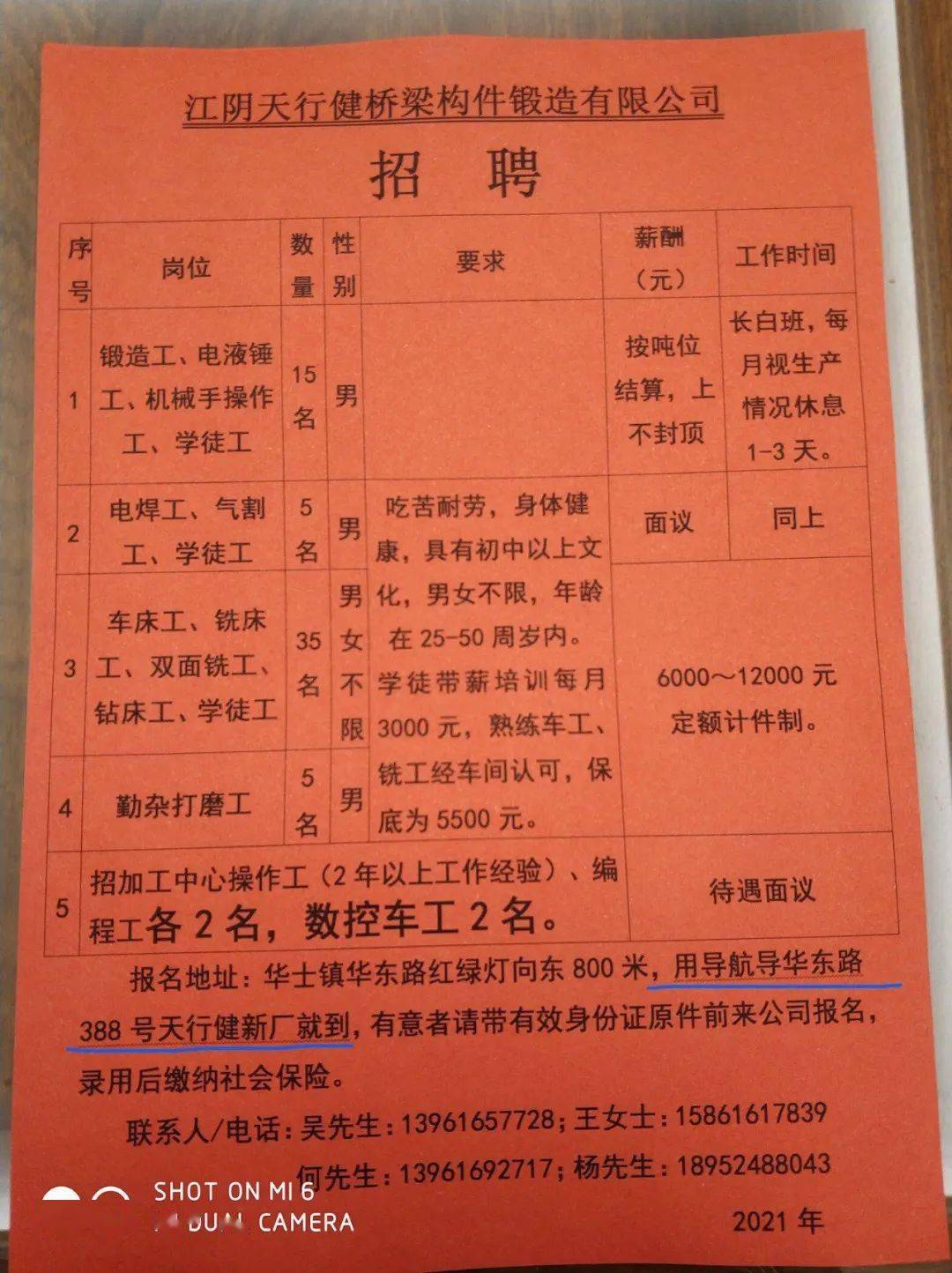 烟台钳工最新招聘信息解读与招聘动态